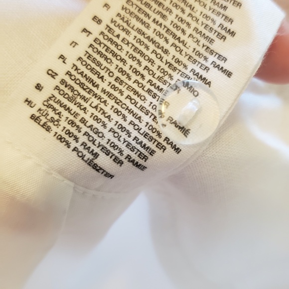 H&M White Skirt - Pretty Layered Flutter Bottom Skirt Size 6 - Picture 8 of 14